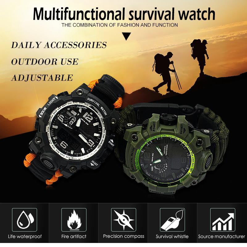 Ultimate Outdoor Survival Essentials Watch