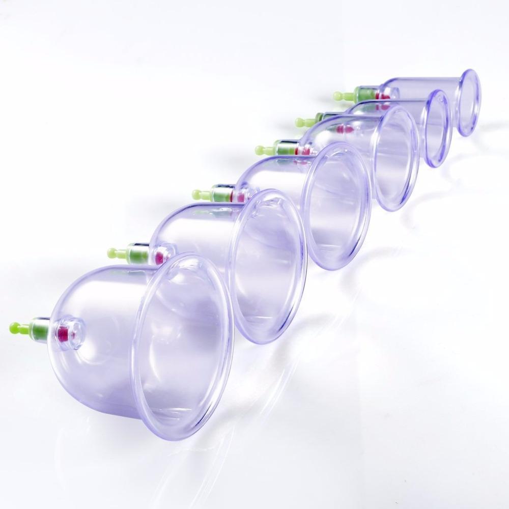 VACUUM CUPPING THERAPY SET - 12 CUPS