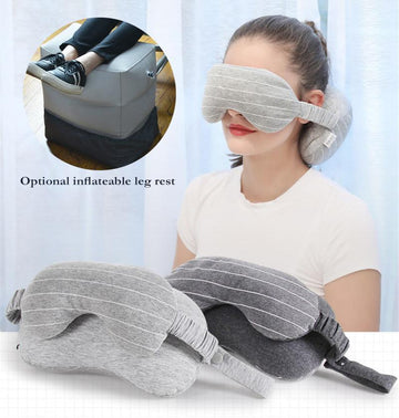 2 IN 1 Travel Mask & Neck Pillow