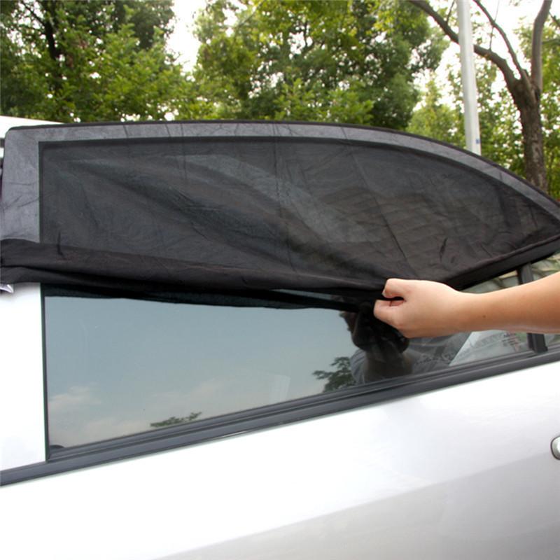 EZ Shade Universal Stretchable Car Rear Window Sun Shade (2pcs)