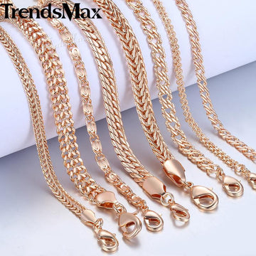 TrendsMax™ Rose Gold Unisex Chain-Link Bracelets