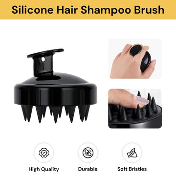 Silicone Hair Shampoo Brush