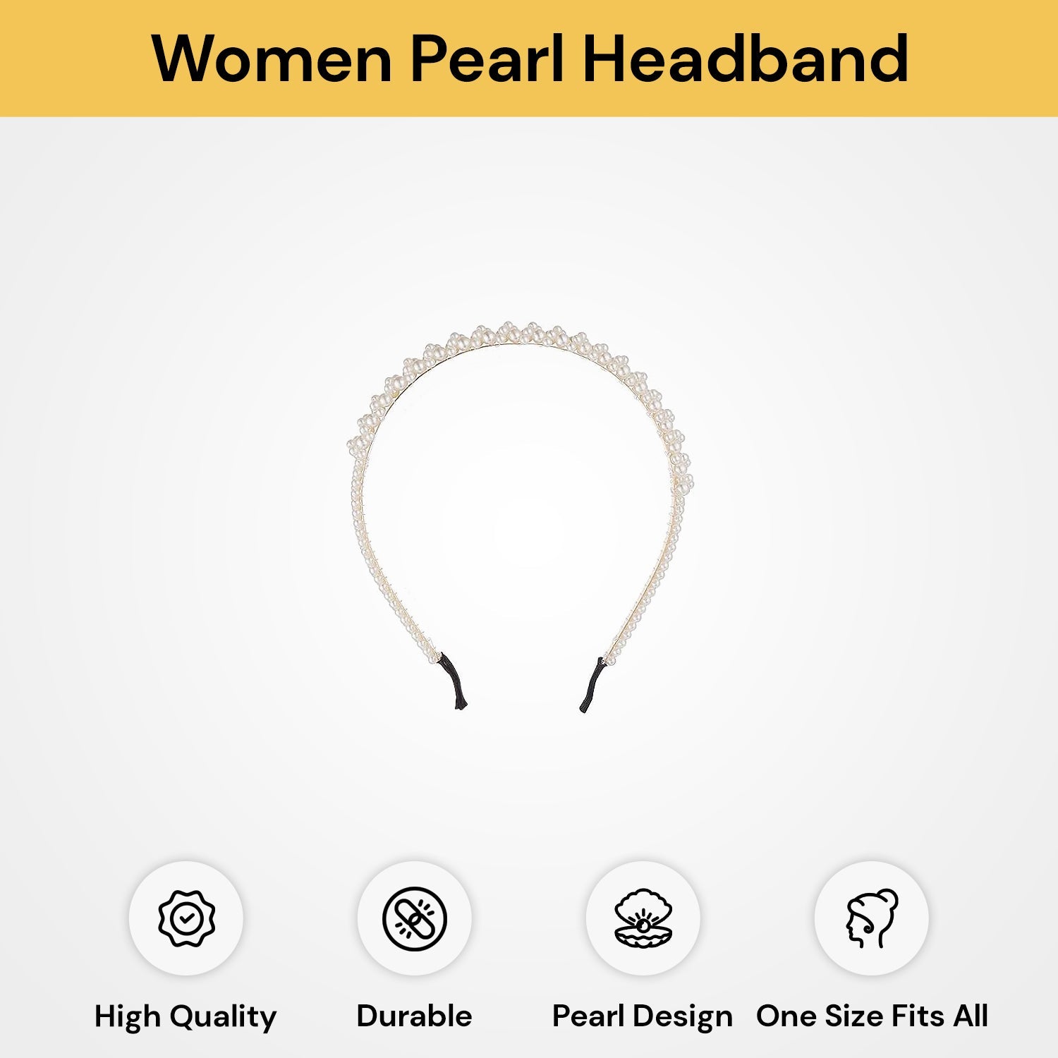 Women Pearl Headband