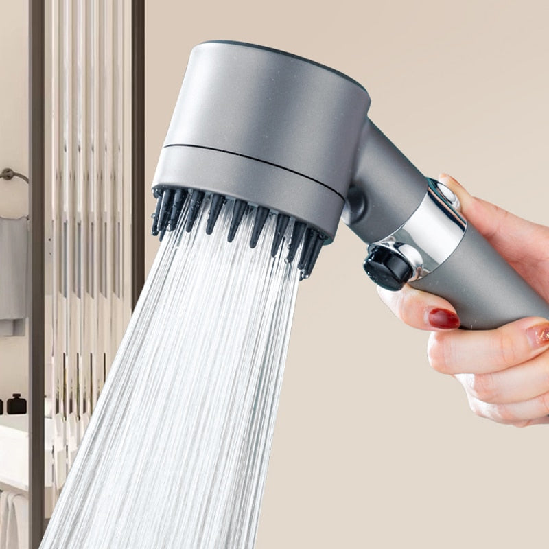 High Pressure 3 Modes One-Button Shower Head Prily