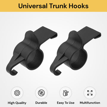 2PCs Universal Trunk Umbrella Hook