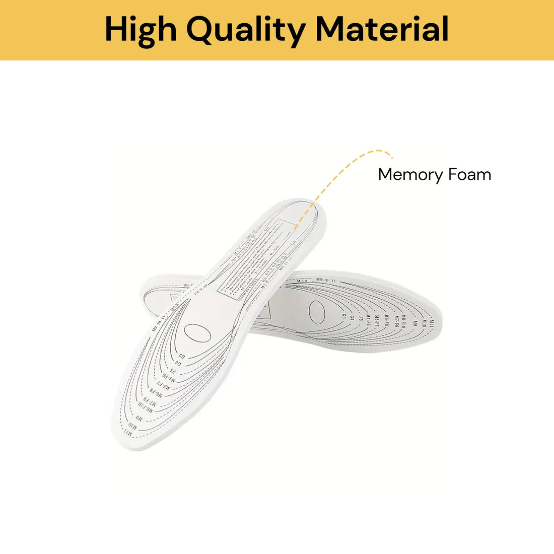 Pair Of Memory Foam Insoles