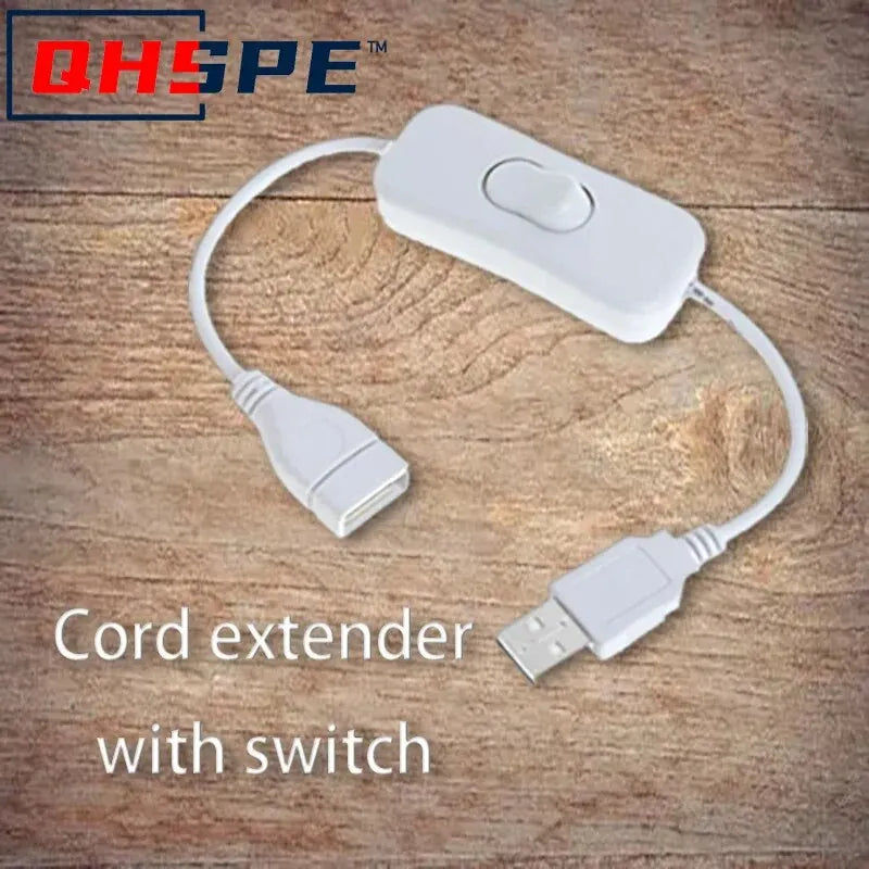 Instant Power Management USB ON/OFF Switch Cable Extension Device (2pcs) Prily