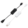 Instant Power Management USB ON/OFF Switch Cable Extension Device (2pcs) Prily