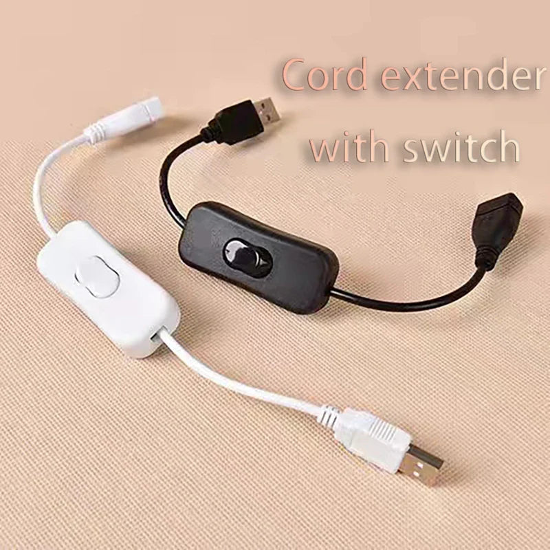 Instant Power Management USB ON/OFF Switch Cable Extension Device (2pcs) Prily