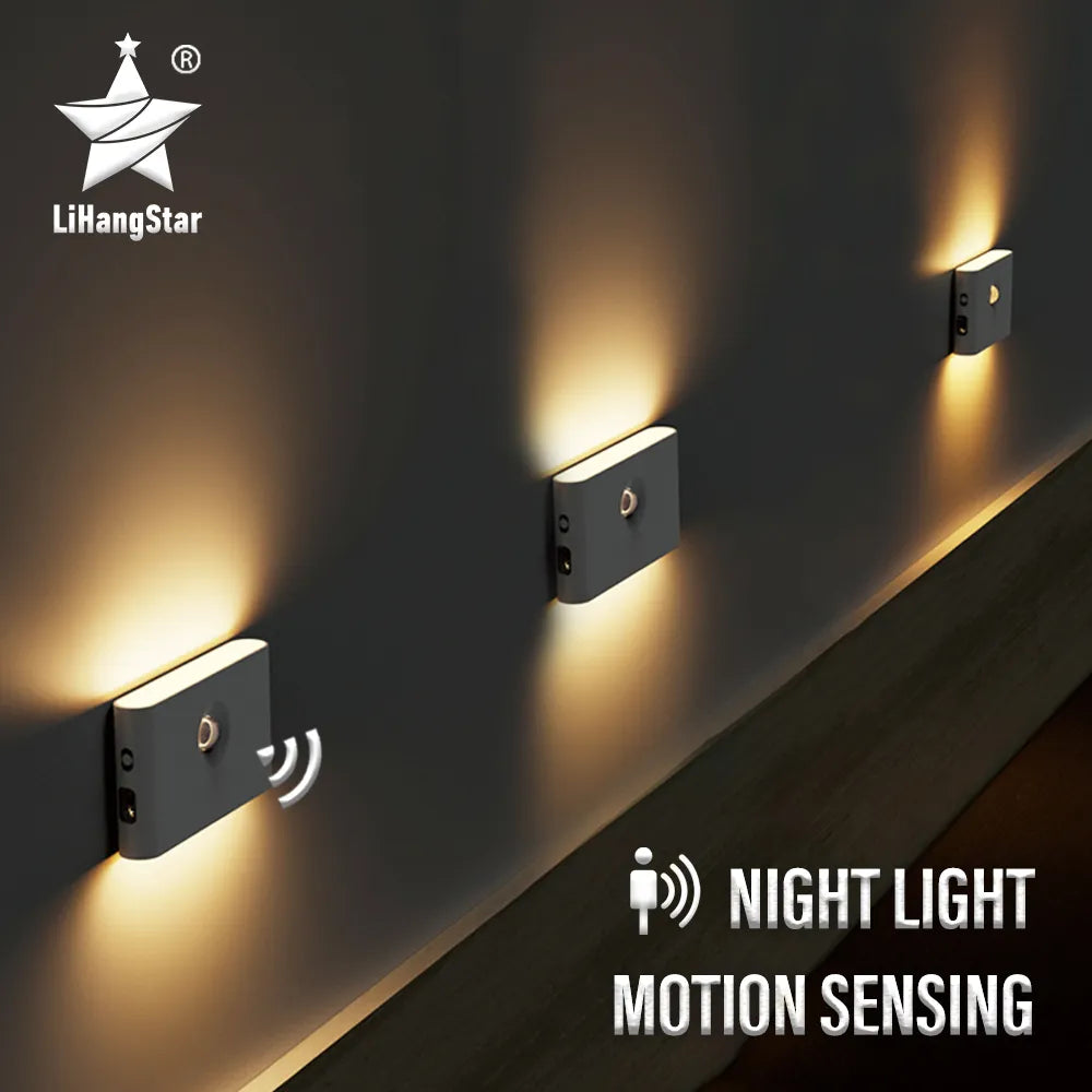 Intelligent Sensor Two-Way Lighting Magnetic Rechargeable LED Night Light Prily