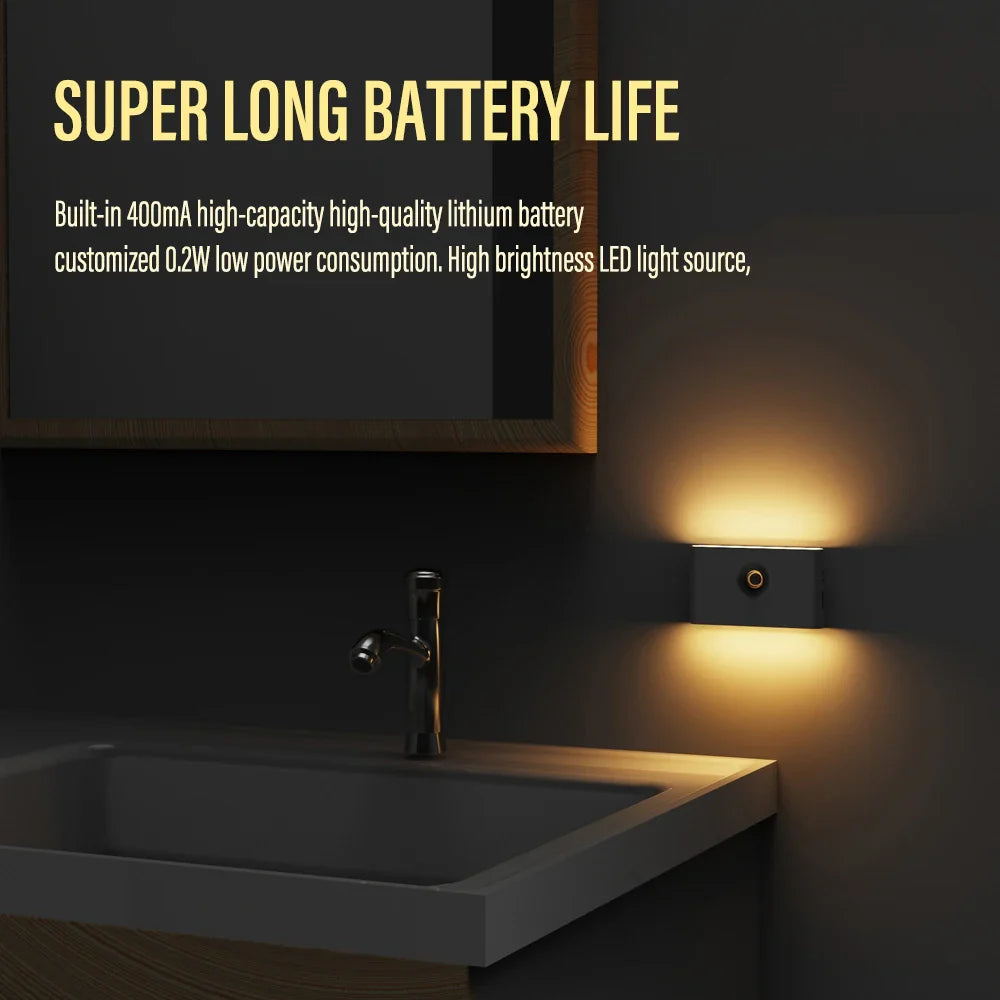 Intelligent Sensor Two-Way Lighting Magnetic Rechargeable LED Night Light Prily