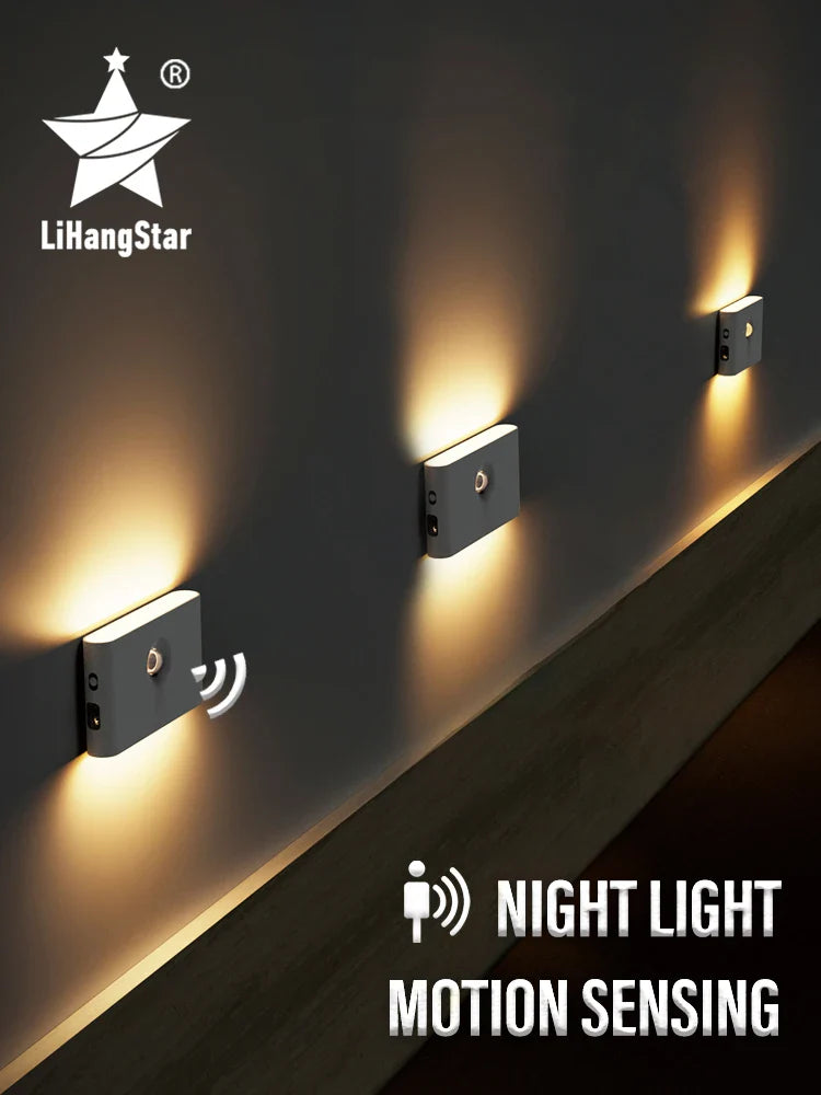 Intelligent Sensor Two-Way Lighting Magnetic Rechargeable LED Night Light Prily