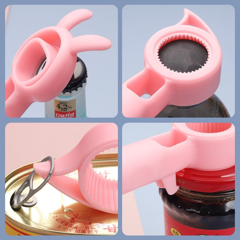 Japanese 4 In 1 Smart (Jar/ Can/ Bottle) Opener Prily