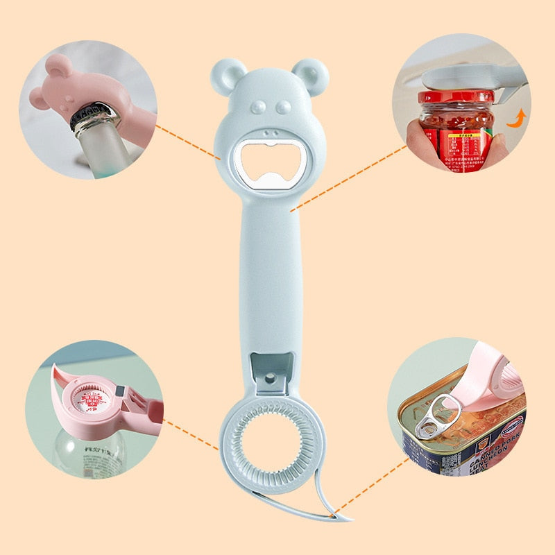 Japanese 4 In 1 Smart (Jar/ Can/ Bottle) Opener Prily