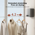 Japanese Retractable (Punch-Free) Space-Saving Clothes-Drying stainless steel Clothesline Prily