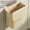 Japanese Wall/Cabinet Doors Mount Two-Way Opening Odor-Blocking Trash Can Prily