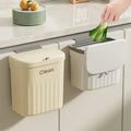 Japanese Wall/Cabinet Doors Mount Two-Way Opening Odor-Blocking Trash Can Prily