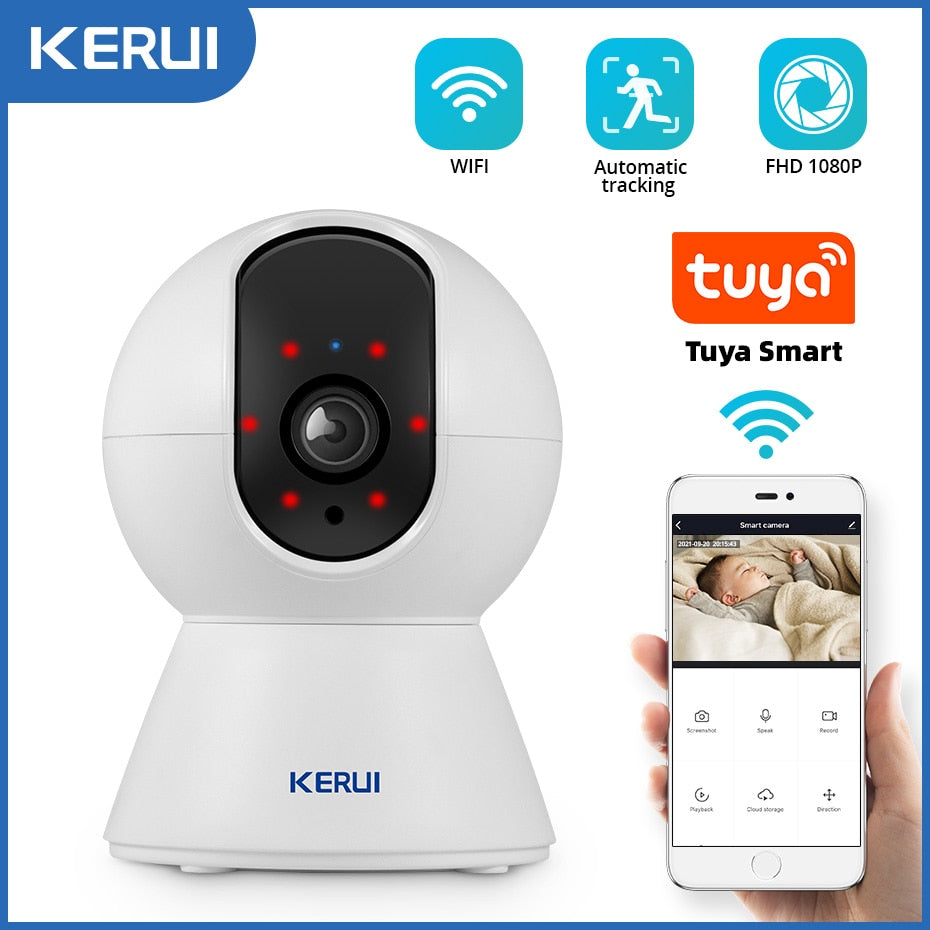 KERUI™ 1080P HD Wireless Indoor Smart WIFI Camera Prily