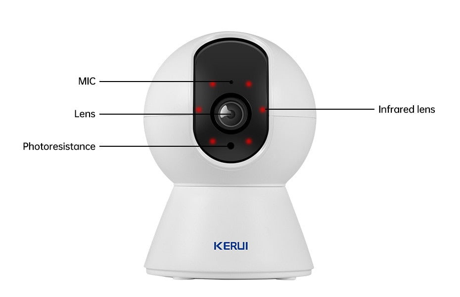 KERUI™ 1080P HD Wireless Indoor Smart WIFI Camera Prily