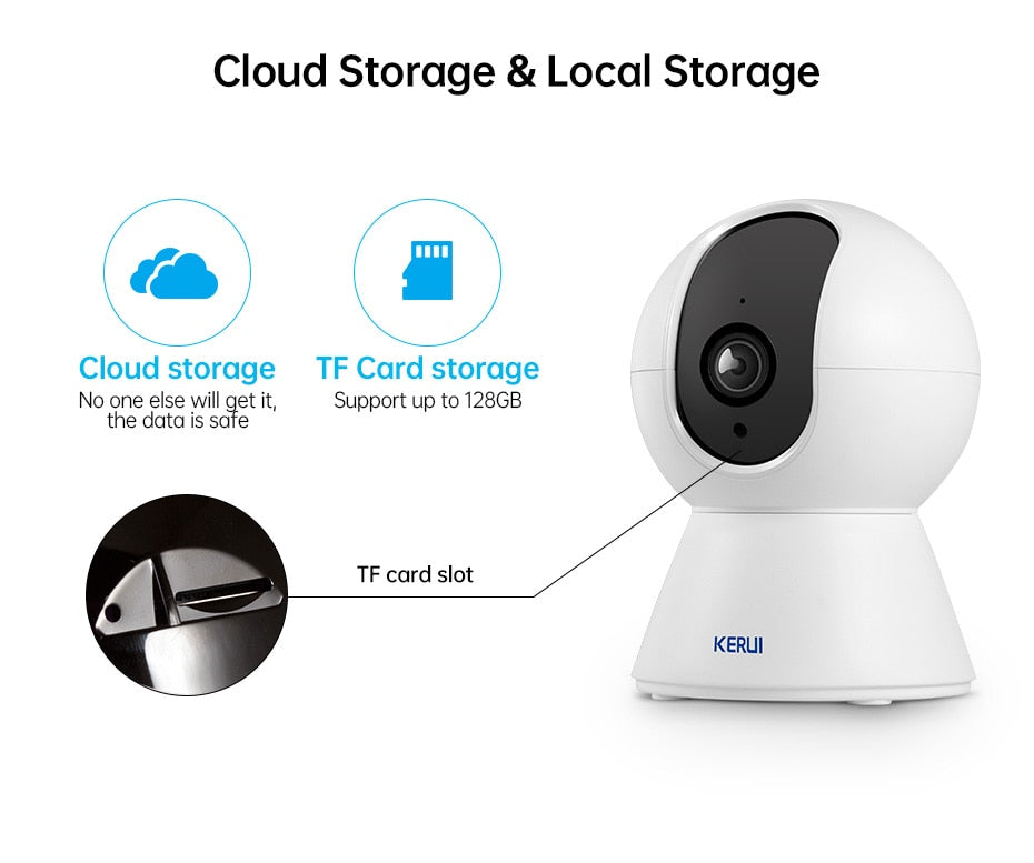 KERUI™ 1080P HD Wireless Indoor Smart WIFI Camera Prily