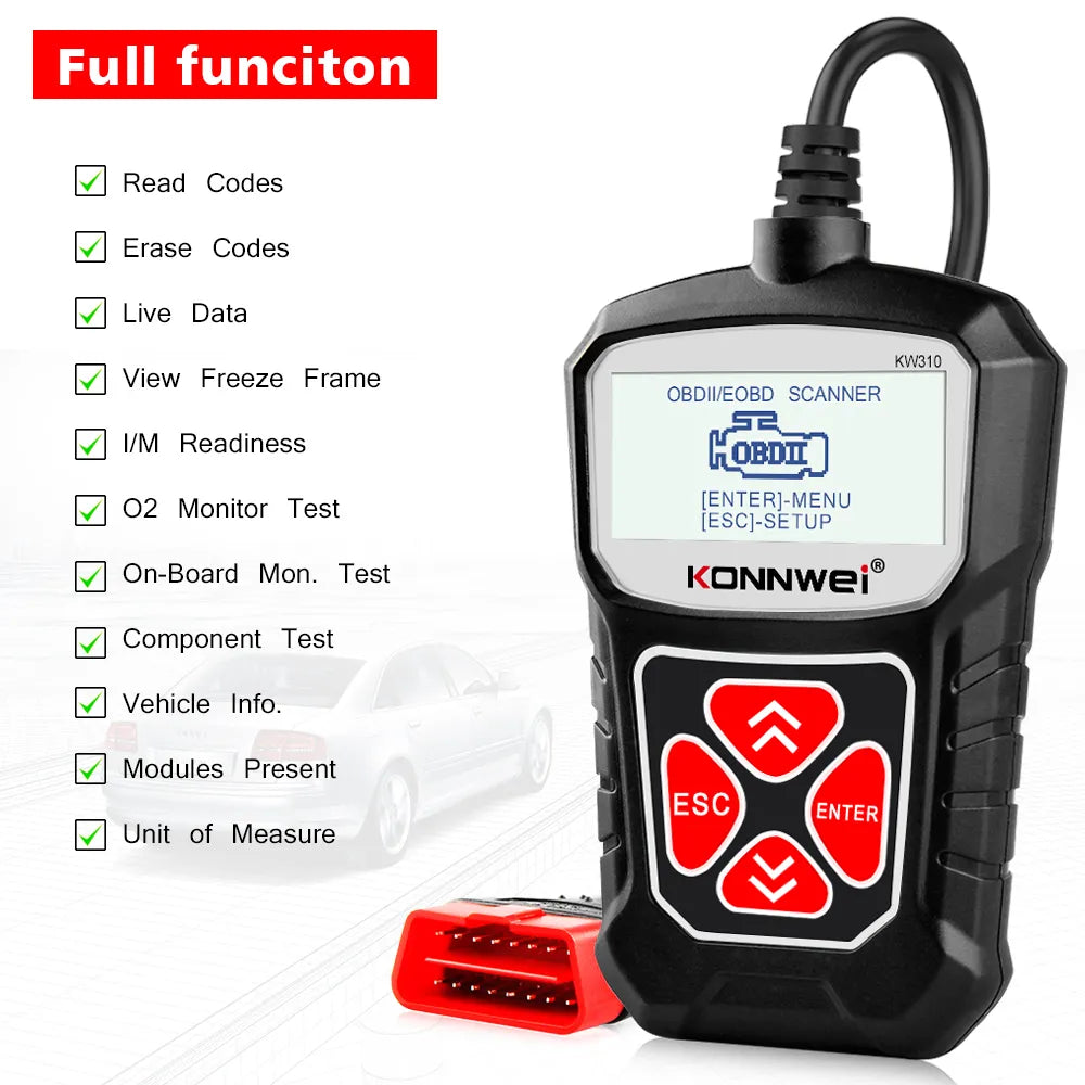 KONNWEI OBD2 Diagnostic Car Scanner Prily