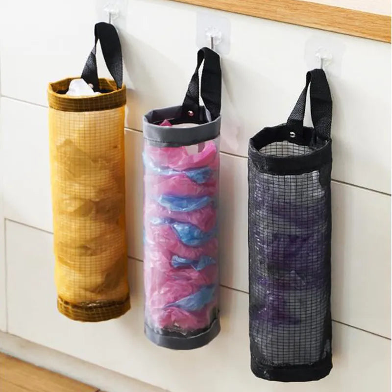 Kitchen Plastic Bag Hanging Organizer (3pcs set) Prily