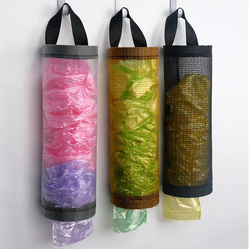 Kitchen Plastic Bag Hanging Organizer (3pcs set) Prily