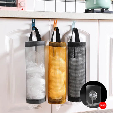 Kitchen Plastic Bag Hanging Organizer (3pcs set) Prily