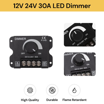 12V 24V 30A LED Dimmer