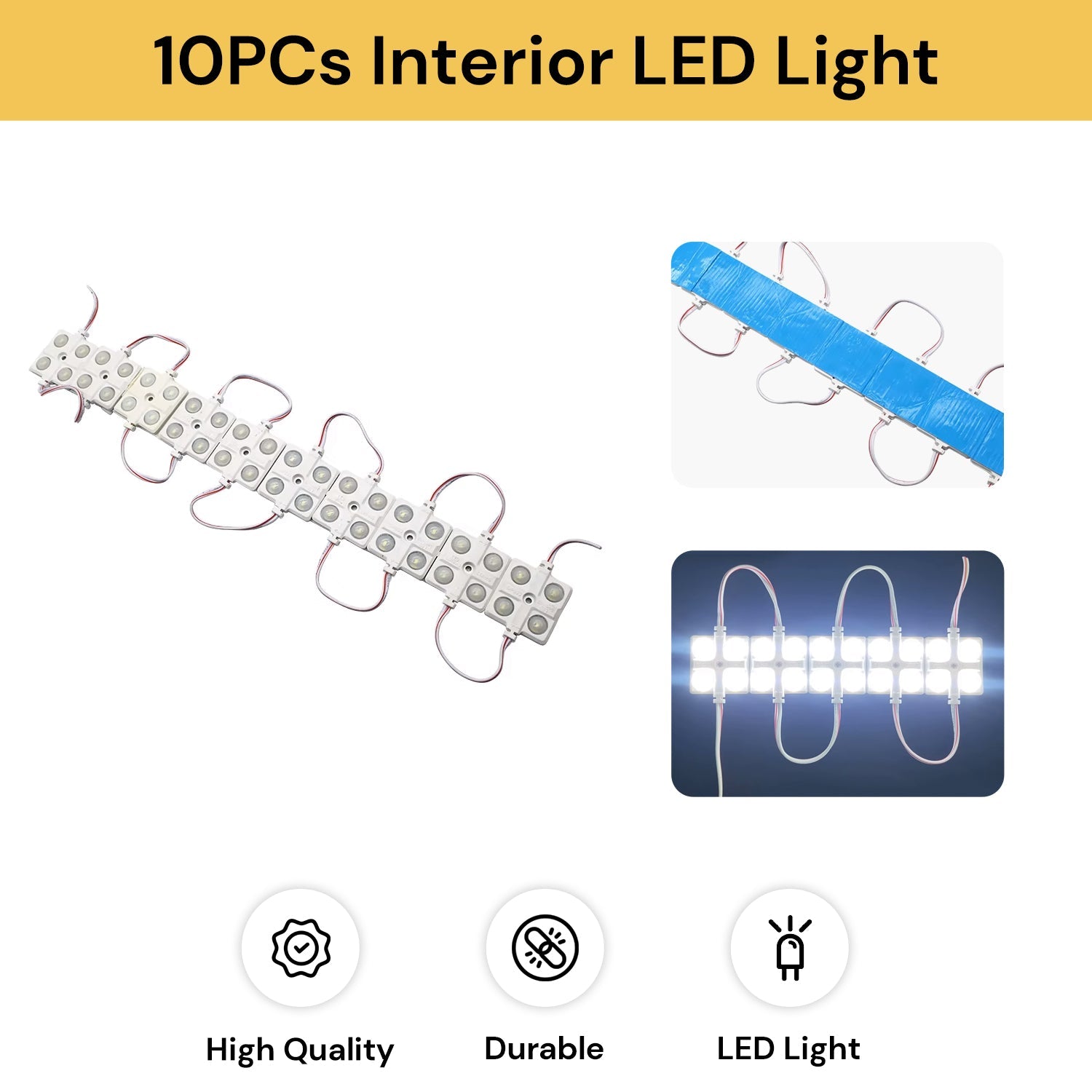 10PCs Interior LED Light