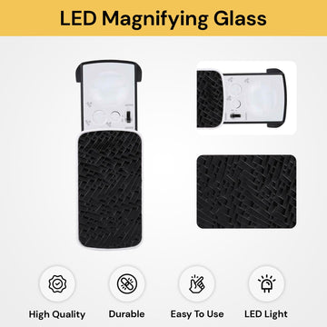 30x 60x 90x Jewelry Loupe LED Magnifying Glass