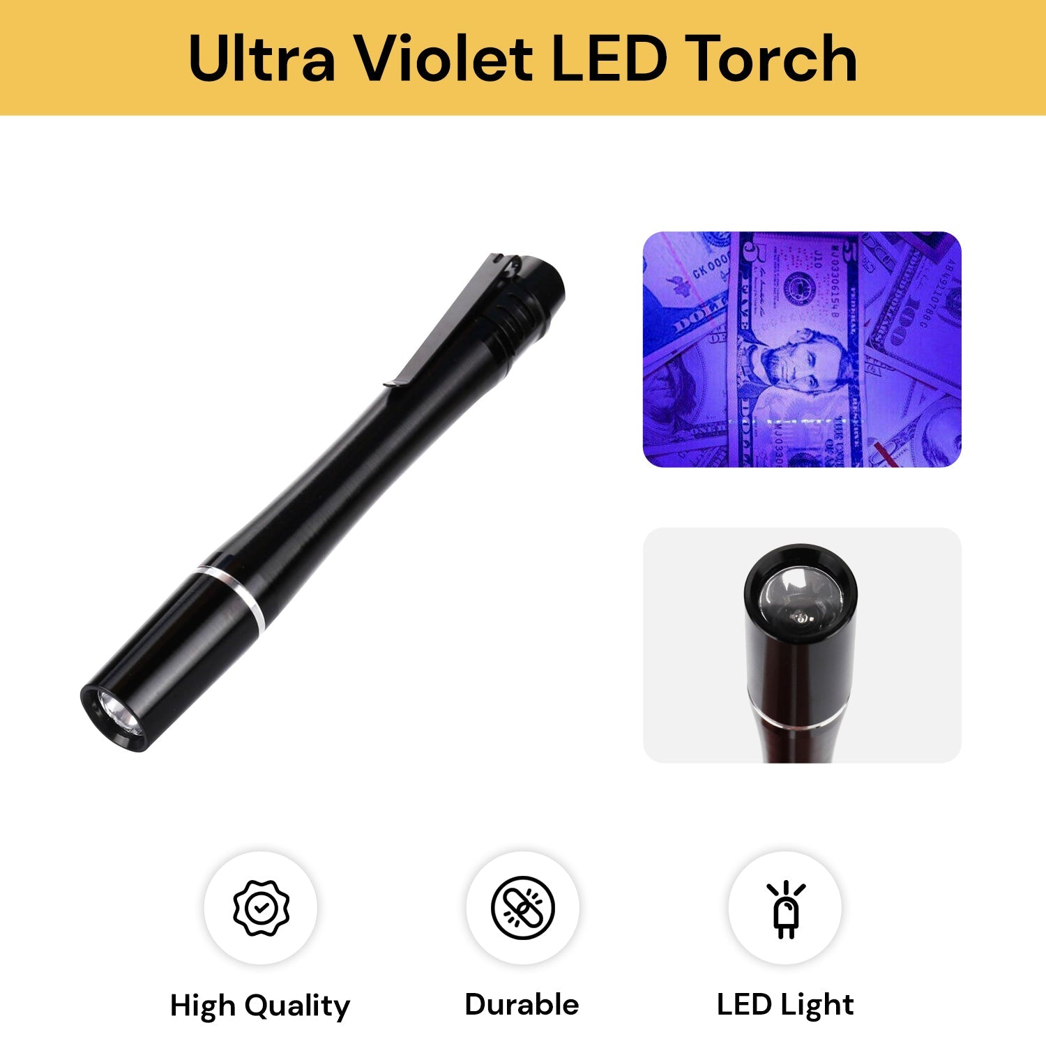 Ultra Violet LED Torch