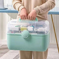 Large Capacity 3 Layer Family Medicine Organizer Box Prily