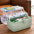 Large Capacity 3 Layer Family Medicine Organizer Box Prily