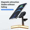 Magnetic 4 in 1 Wireless Fast Charging Dock Station For iPhone Apple watch & Airpods Prily