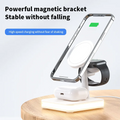 Magnetic 4 in 1 Wireless Fast Charging Dock Station For iPhone Apple watch & Airpods Prily