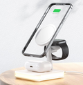 Magnetic 4 in 1 Wireless Fast Charging Dock Station For iPhone Apple watch & Airpods Prily