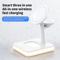 Magnetic 4 in 1 Wireless Fast Charging Dock Station For iPhone Apple watch & Airpods Prily