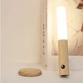 Magnetic Wooden Style Portable Rechargeable LED Wall Lamp Prily