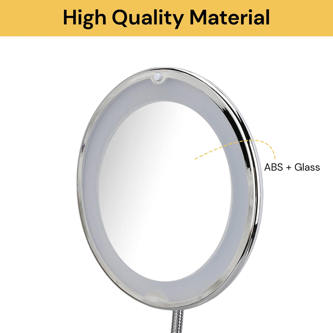 10X Magnifying Makeup Mirror With LED Light