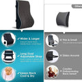 Memory Foam Lumbar Support Car Seat / Chair Pain Relief Cushion Prily