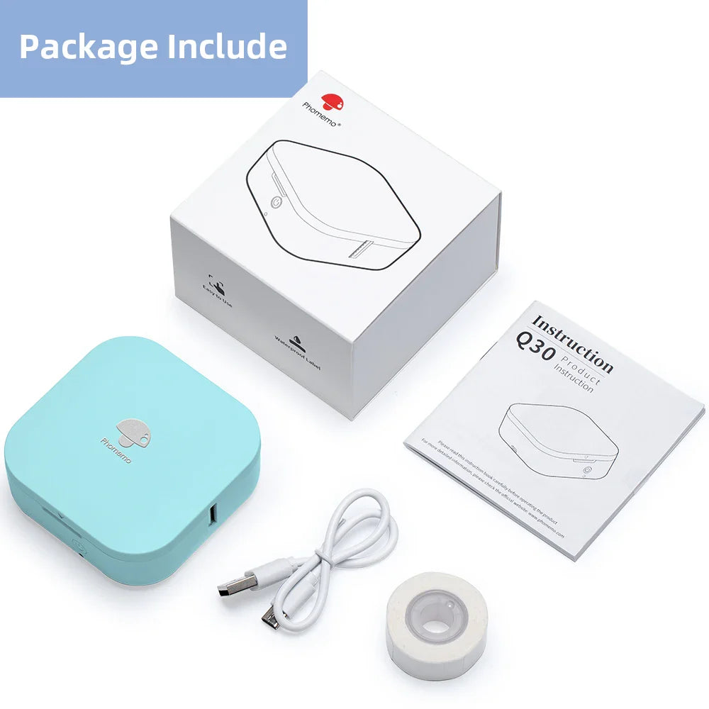 Mini Pocket Wireless Bluetooth Thermal Sticker/ Label Printer Prily