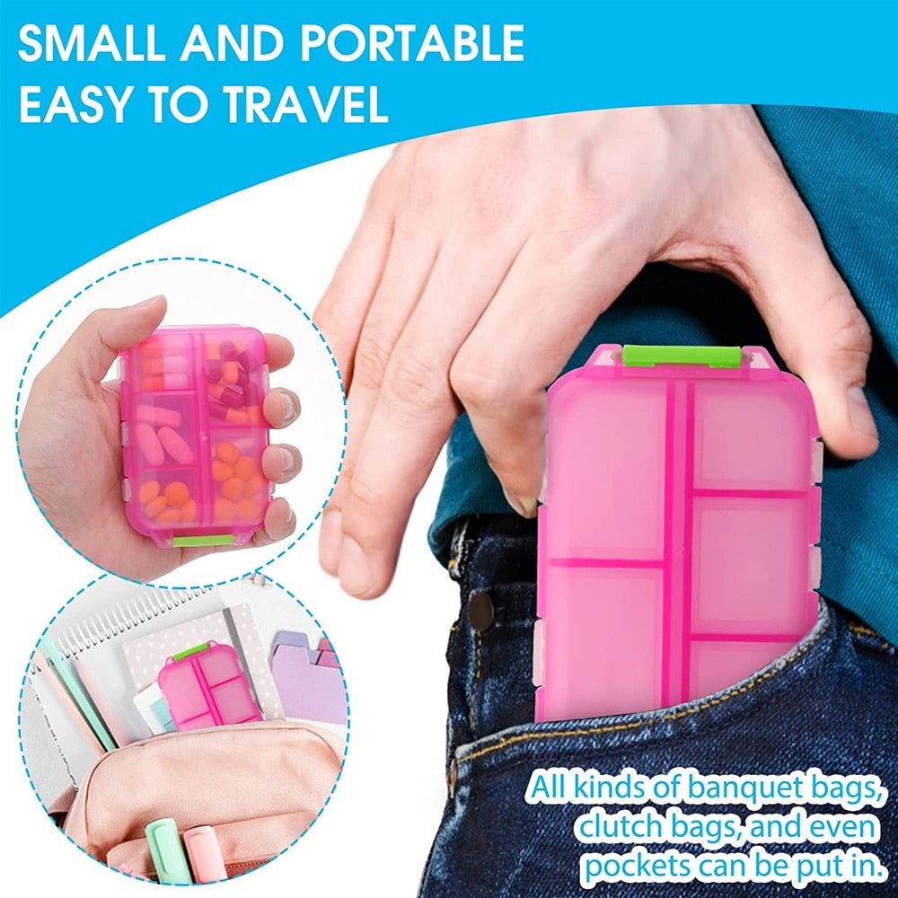 Moisture Proof Travel Pill Organizer Prily