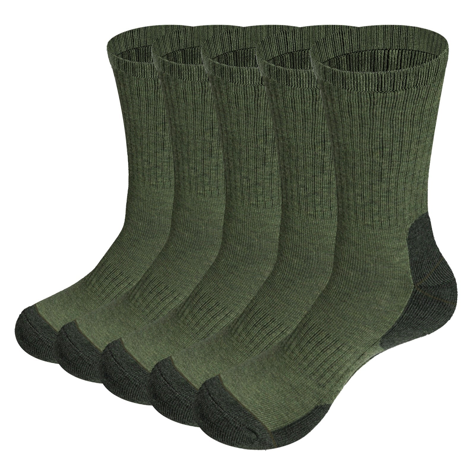 Moisture-Wicking Thermal Insulation Work Boot Socks (5 Pairs) Prily