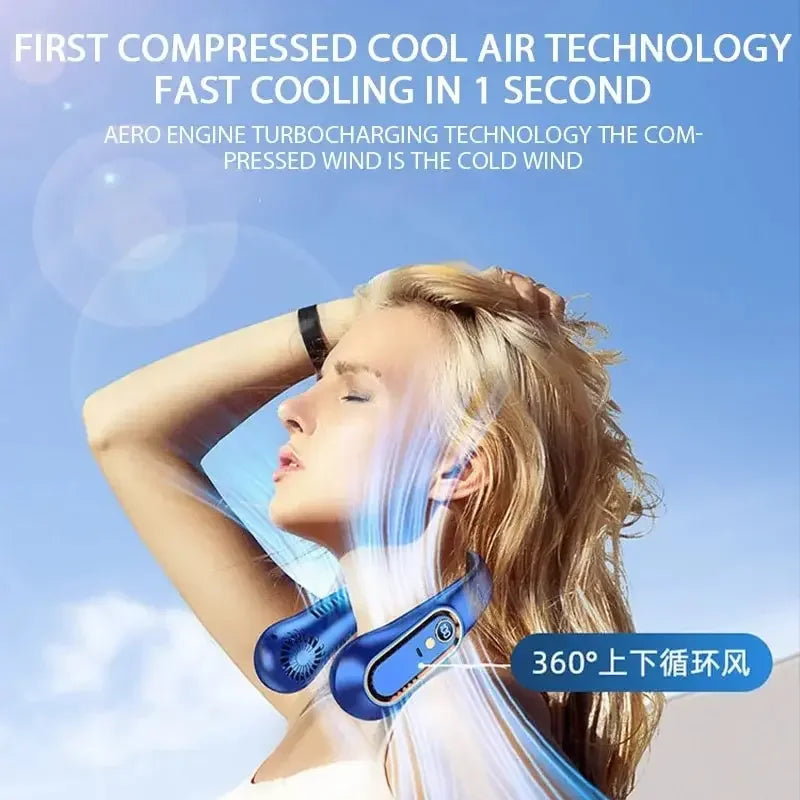 Multi-Angle Surrounding Wind Silent Neck Lazy-Fan Prily