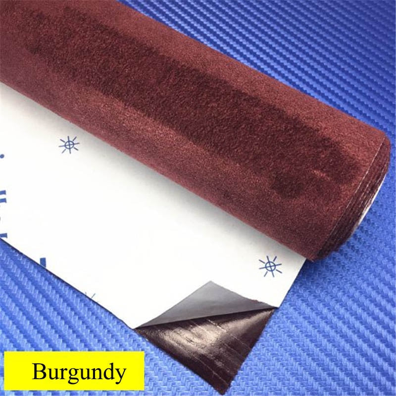 Multi-Functional DIY Car Interior Self-Adhesive Suede Fabric Prily