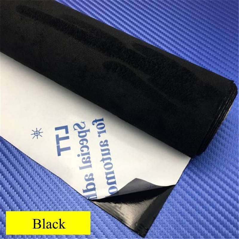 Multi-Functional DIY Car Interior Self-Adhesive Suede Fabric Prily