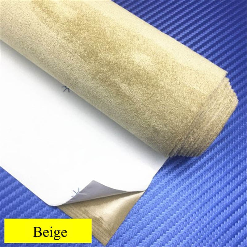 Multi-Functional DIY Car Interior Self-Adhesive Suede Fabric Prily