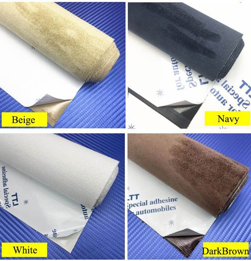 Multi-Functional DIY Car Interior Self-Adhesive Suede Fabric Prily