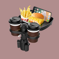 Multifunctional 360° Adjustable Car Snack Tray with Dual Cup Holder Prily